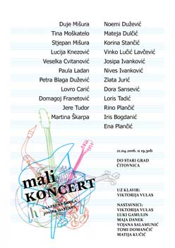 Plakat malog koncerta DO stari grad 21.04.2016. thumbnail