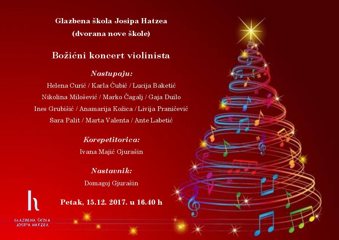 Božićni koncert violinista