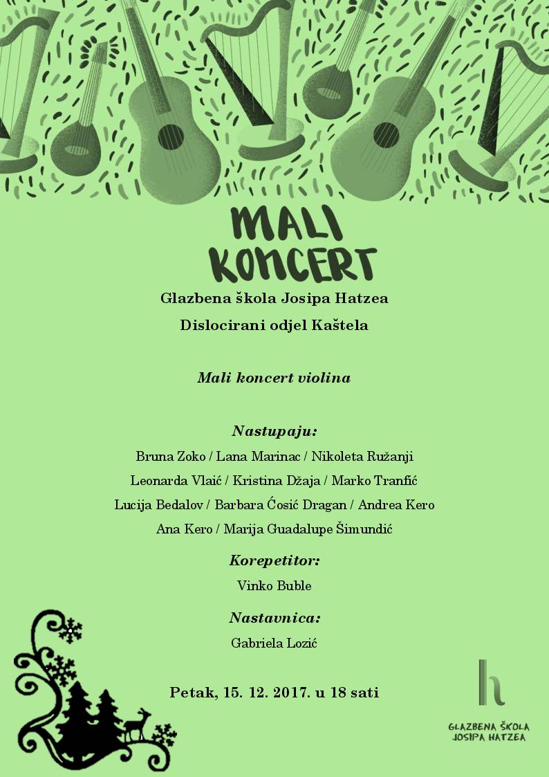 Mali koncert violina - DO Kaštela